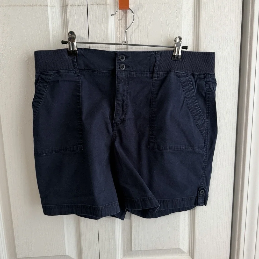 Jones New York Sport‎ Navy Blue Shorts Women's Size 12 Beach Travel Vacation